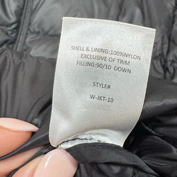 Quince Women’s Down Puffer Jacket Lightweight Gray Small - Picture 4 of 6